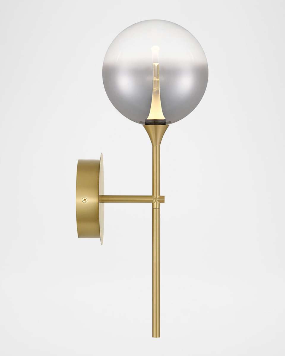 Lissa Gold Wall Sconce, 19"
